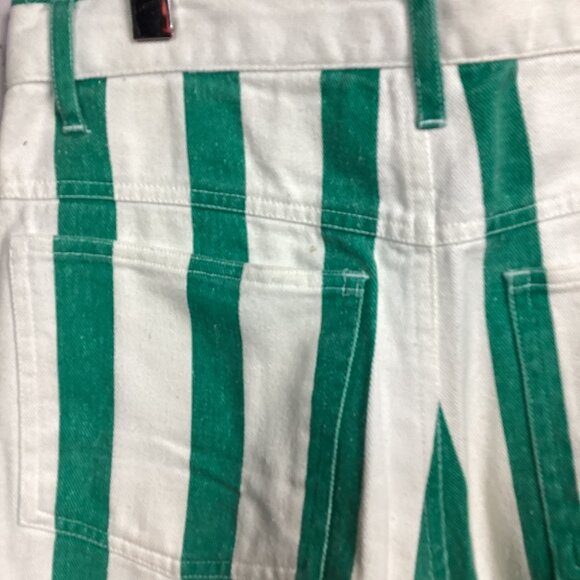 Vintage Copper Key Green Striped Shorts  11/12 - Picture 8 of 10